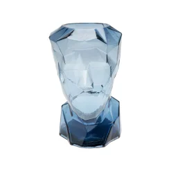KARE Design Vase Prisma Visage Bleu 30cm ^ Vase