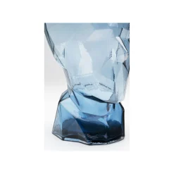 KARE Design Vase Prisma Visage Bleu 30cm ^ Vase