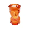 KARE Design Vase Prisma Visage Orange 30cm ^ Vase