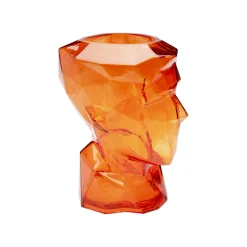 KARE Design Vase Prisma Visage Orange 30cm ^ Vase