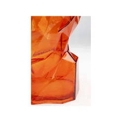 KARE Design Vase Prisma Visage Orange 30cm ^ Vase