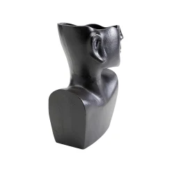 KARE Design Vase Rostro Profil Noir 27cm ^ Vase