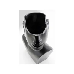 KARE Design Vase Rostro Profil Noir 27cm ^ Vase