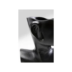 KARE Design Vase Rostro Profil Noir 27cm ^ Vase