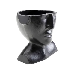 KARE Design Vase Rostro Visage Noir 17cm ^ Vase