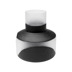 KARE Design Vase Shadow Noir Et Blanc 34cm ^ Vase