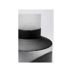 KARE Design Vase Shadow Noir Et Blanc 34cm ^ Vase