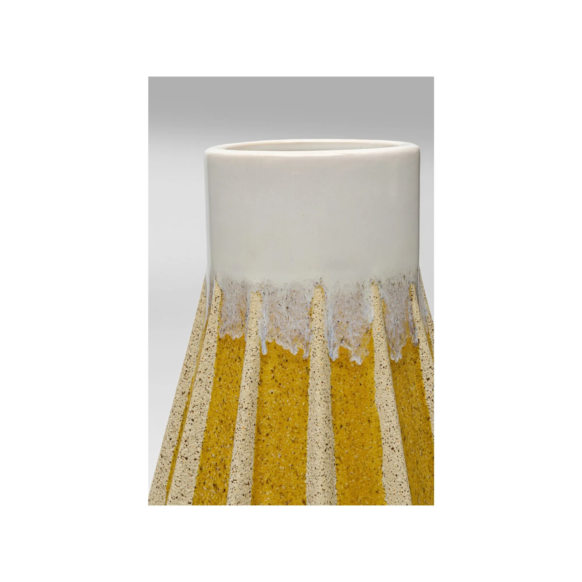 KARE Design Vase Tic Tac Jaune ^ Vase