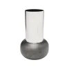 KARE Design Vase Vesuv 42cm Gris Et Argenté ^ Vase