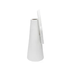 KARE Design Vase Visage Bouclé Blanc 29cm ^ Vase