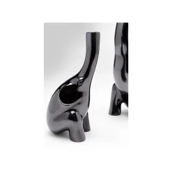 KARE Design Vases éléphants Anthracite Set De 2 ^ Vase