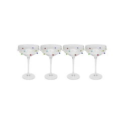 KARE Design Verres à Cocktail Party Dots Set De 4 ^ Vaisselle