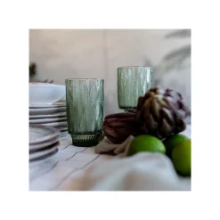KARE Design Verres à Eau Fogli Verts Set De 6 ^ Vaisselle