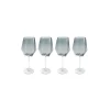 KARE Design Verres à Vin Diamond Fumé Set De 4 ^ Vaisselle