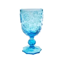 KARE Design Verres à Vin Ice Flowers Bleus Set De 6 ^ Vaisselle
