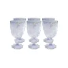 KARE Design Verres à Vin Ice Flowers Violets Set De 6 ^ Vaisselle