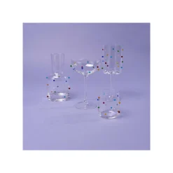 KARE Design Verres à Vin Party Dots Set De 4 ^ Vaisselle
